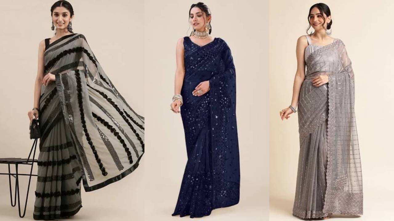 Embroidered Saree Collection : शादी या पार्टी में पहनें ये खूबसूरत कढ़ाई वाली साड़ियां, मिलेगा गजब का लुक