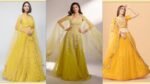 Yellow Lehenga Collection : आकर्षक लुक पाने के लिए हल्दी फंक्शन में पहनें ये खूबसूरत लहंगा-चोली