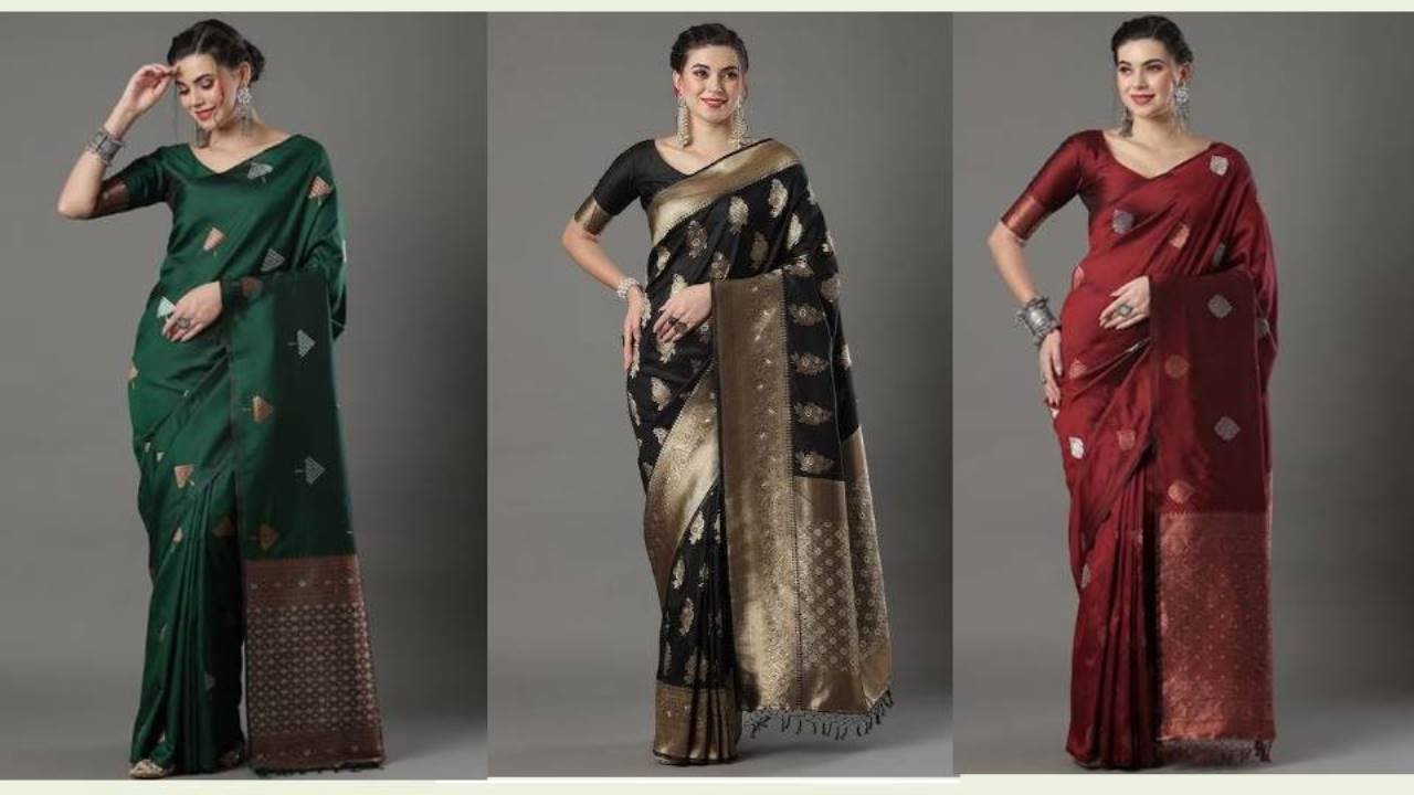 Silk Banarasi Saree : लगेंगी एक आदर्श भारतीय नारी जब पहेनेंगी ये खूबसूरत बनारसी साड़ी