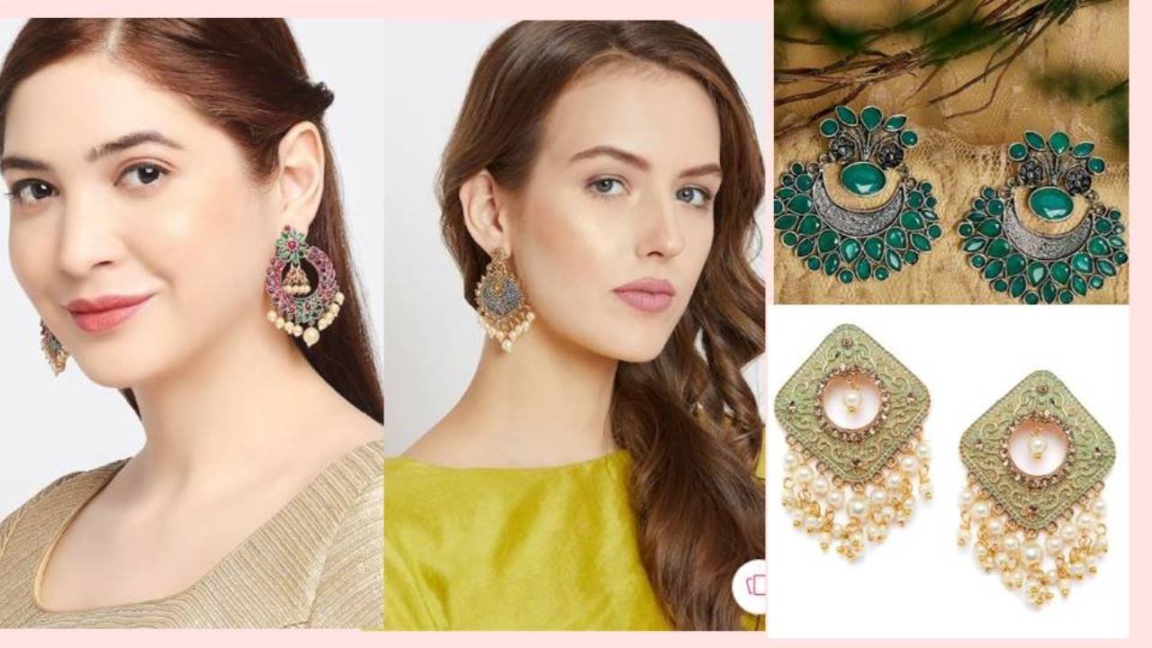 Earrings Design : इंडियन और वेस्टर्न आउटफिट के साथ स्टाइल करें ये आकर्षक इयररिंग्स, देखें डिजाइन
