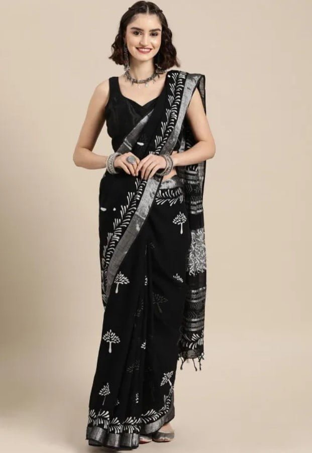 Black Saree Collection : ब्लैक कलर की ये बेहद आकर्षक साड़ियाँ आपको देंगे परफेक्ट लुक