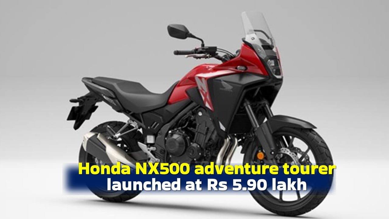 Honda NX500 adventure tourer launched at Rs 5.90 lakh