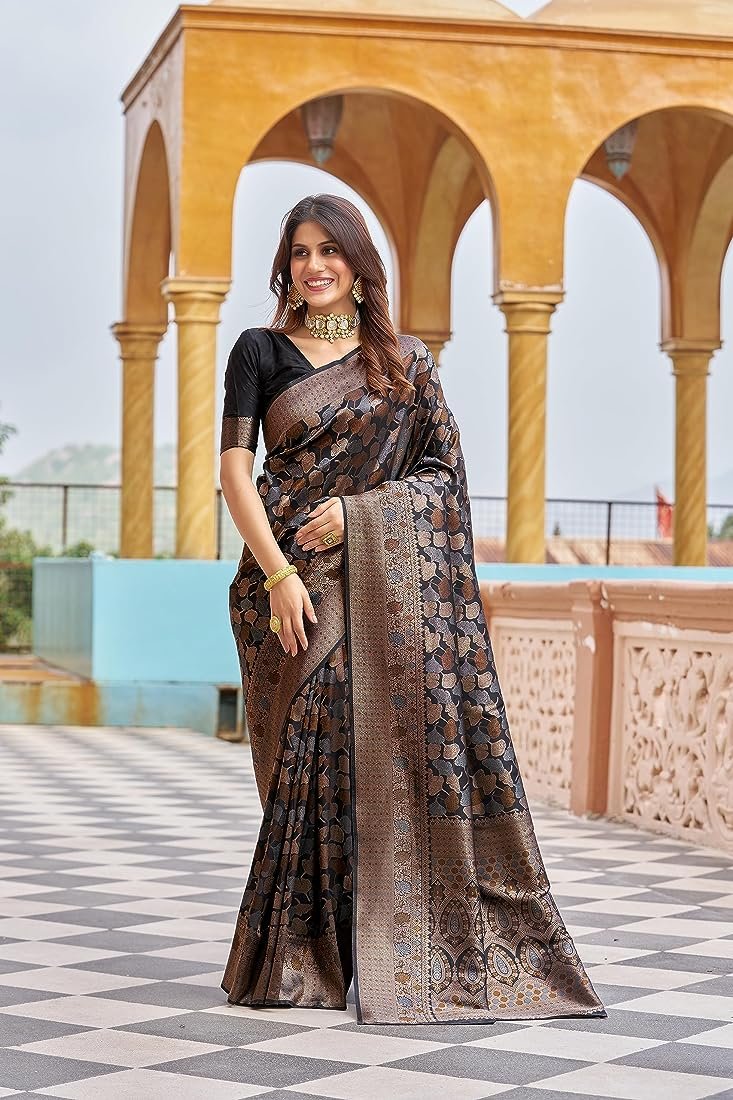 Black Saree Collection : ब्लैक कलर की ये बेहद आकर्षक साड़ियाँ आपको देंगे परफेक्ट लुक