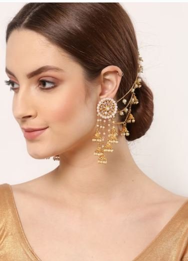 Earrings With Chain : देखें चेन-स्टाइल इयररिंग्स का ये शानदार कलेक्शन