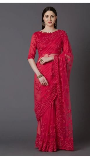 Red Saree Collection : लगेंगी लाल परी जब पहनेंगी ये खूबसूरत लाल साड़ियां, देखें डिजाइन