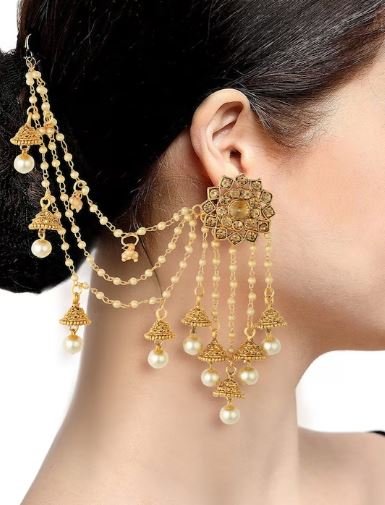 Earrings With Chain : देखें चेन-स्टाइल इयररिंग्स का ये शानदार कलेक्शन