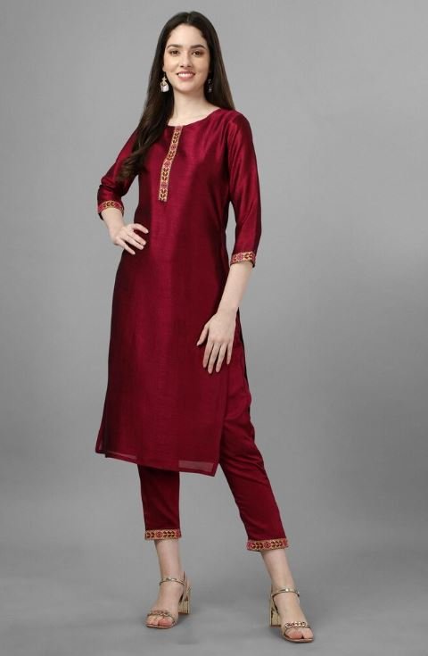 Silk Kurti Design : सिल्क की ये खूबसूरत कुर्ती आपको देंगी कोजी और क्लासी लुक, देखें डिजाइन