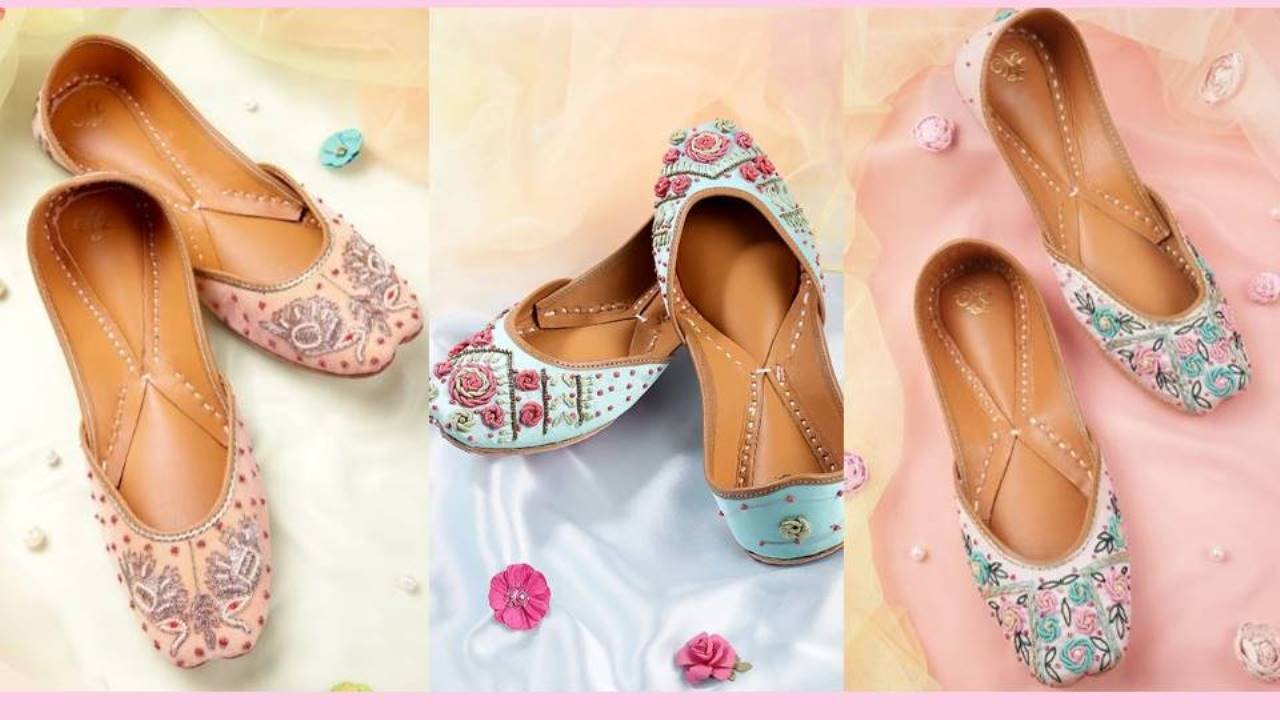 Designer Jutti For Women : स्टाइलिश और ट्रेंडी लुक पाने के लिए पहनें ये खूबसूरत जूतियां