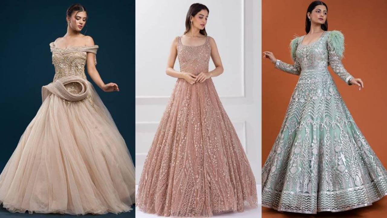 Embroidered Gown : जब पहनेंगी ऐसे खूबसूरत एम्ब्रॉयडरी गाउन में लगेंगी हुर परी