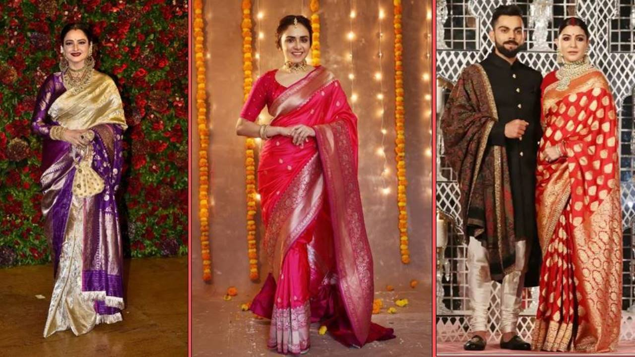 Celebrities in Kanjivaram Saree : बॉलीवुड अभिनेत्रियां जो कांजीवरम साड़ी में नजर आई बेहद खूबसूरत