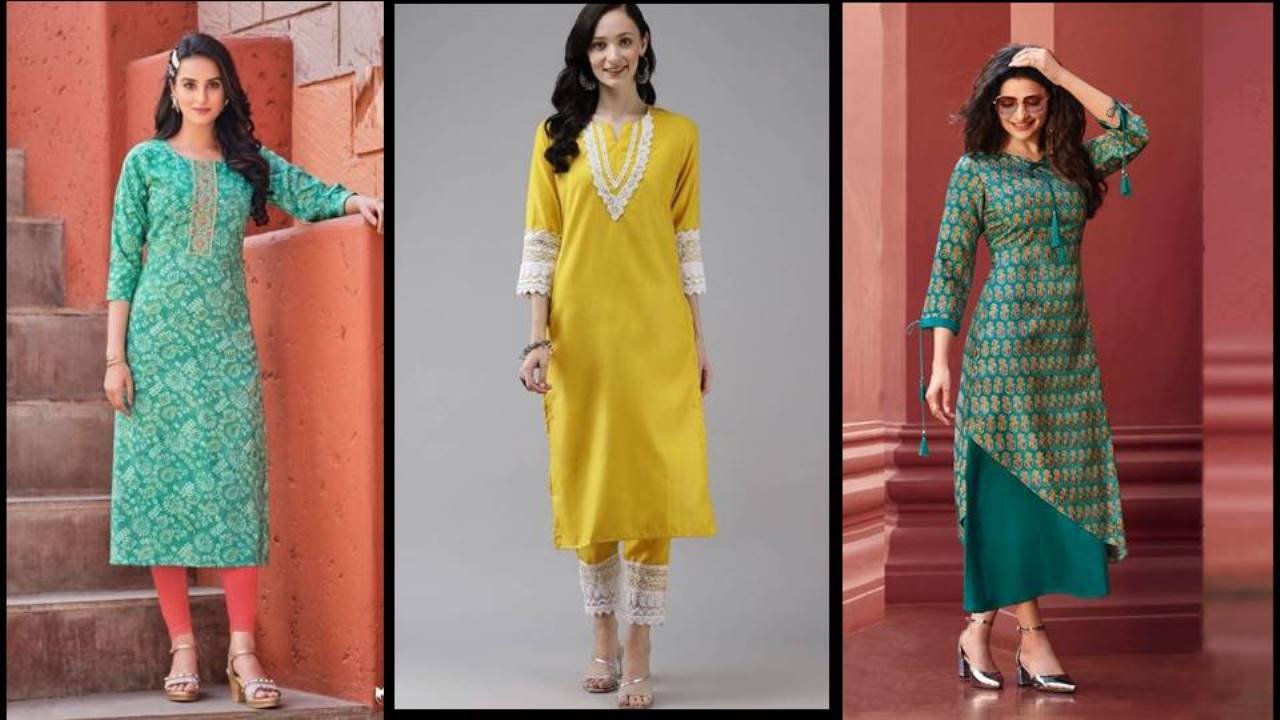 Silk Kurti Design : सिल्क की ये खूबसूरत कुर्ती आपको देंगी कोजी और क्लासी लुक, देखें डिजाइन