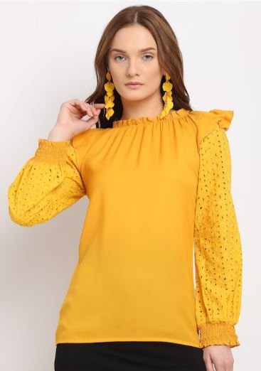 Women Yellow Top Design : पीले रंग के ये टॉप हैं बेहद खूबसूरत और आकर्षक, देखें डिज़ाइन