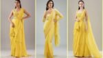 Yellow Lehenga Saree : शादी के फंक्शन में पहनें के लिए बेस्ट है ये येलो साड़ियां, देखें डिजाइन