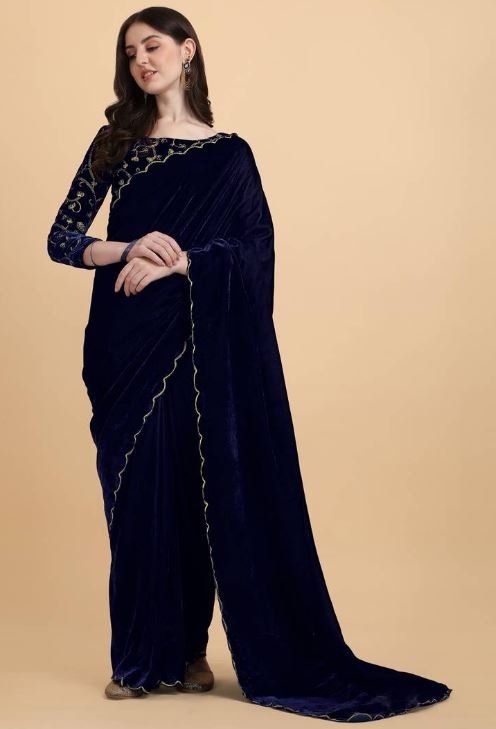 Women Velvet Saree : इस विंटर दे खुद को स्टाइलिश लुक, पहनें ये खूबसूरत वेलवेट साड़ियां