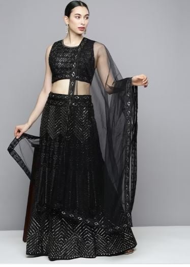 Black Lehenga Choli Design : ब्लैक लहंगा पहन बढ़ाएं पार्टी की शान, देखें बेस्ट 3 लहंगा डिजाइन