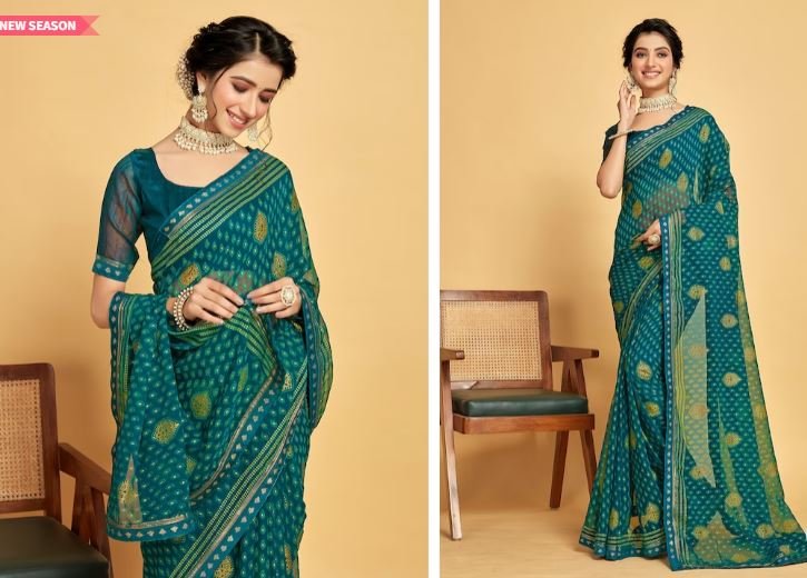 Traditional Saree Design : ग्लैमरस और ट्रेडिशनल लुक के लिए पहनें ये खूबसूरत साड़ियां