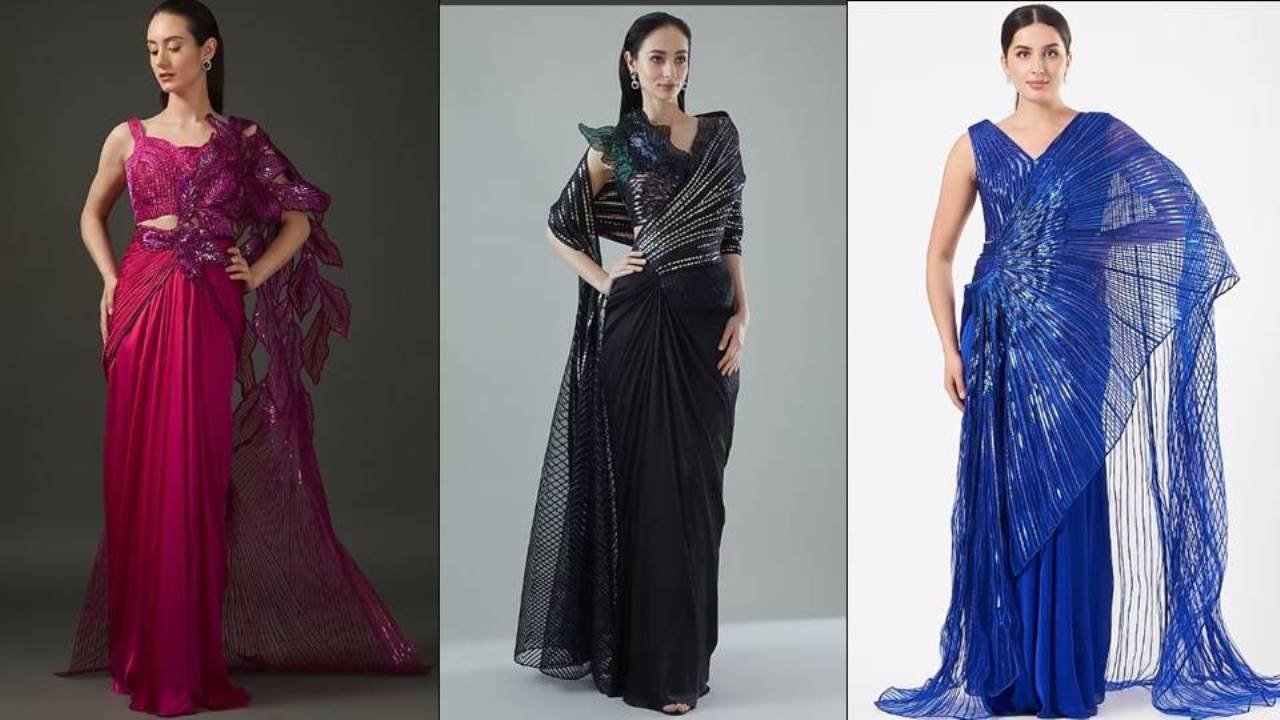 Pre Stitched Saree : डिजाइनर ड्रेस से भी ज्यादा फैंसी है ये साड़ियां, देखें डिजाइन