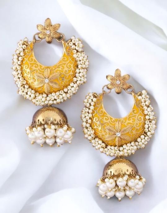 Yellow Earrings Design : ट्रेंडी और स्टाइलिश लुक के लिए पहनें ये खूबसूरत येलो इयररिंग्स