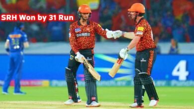 सनराइजर्स हैदराबाद ने रनों का पहाड़ खड़ा कर 31 रन से हांसिल की जीत